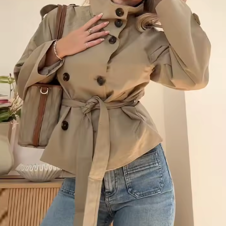 Gabardina corta