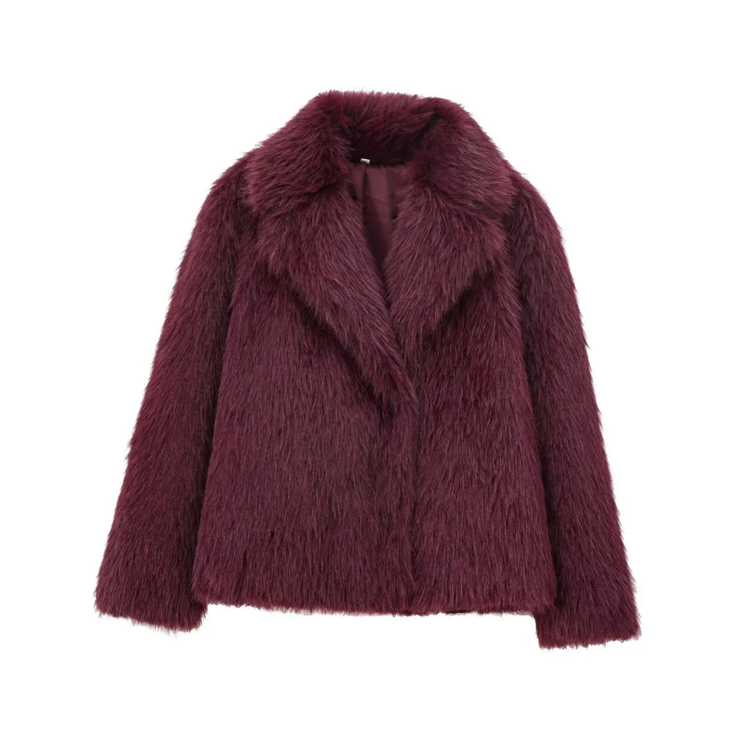 Manteau en Fausse Fourrure