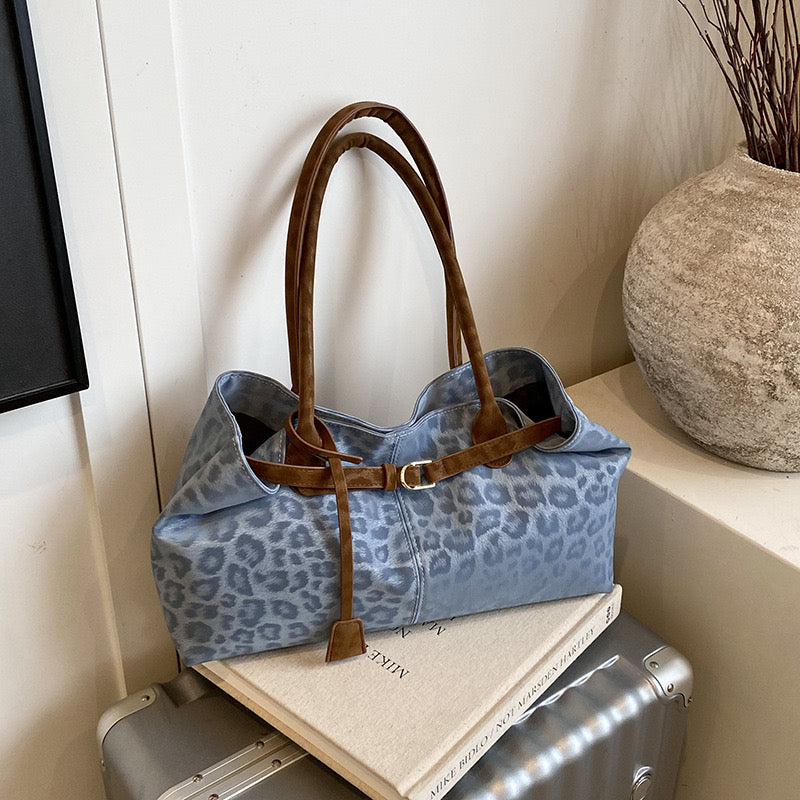Sac à main vintage -LÉOPARD