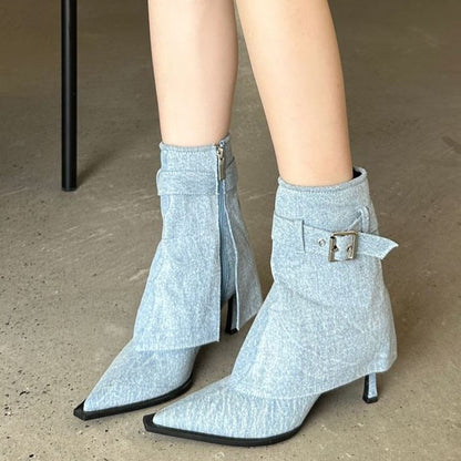 Bottes à talons- 3 coloris