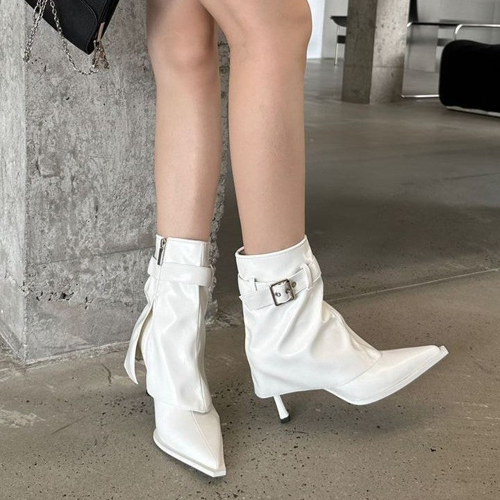 Bottes à talons- 3 coloris