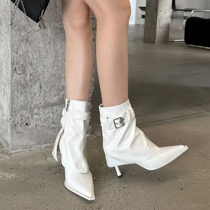 Bottes à talons- 3 coloris