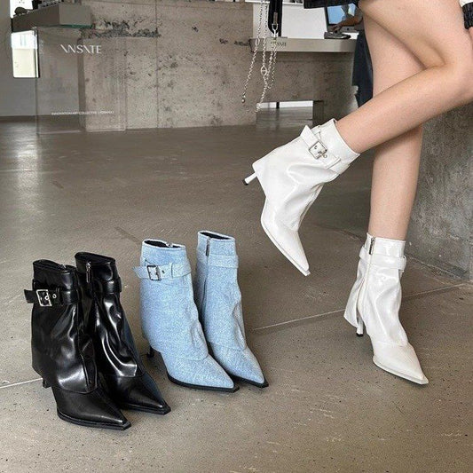 Bottes à talons- 3 coloris
